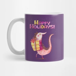 Chrsitmas card with Iguana Mug